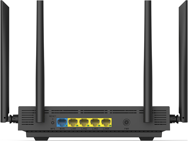 Netis AX1800 Dual Band Gigabit Wi-Fi 6 Router/4* 5dBi high gain antennas/ 1GE WAN+4GE LAN