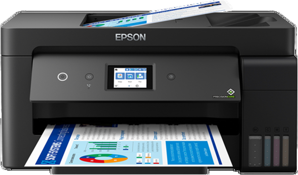 38ppm Mono 24ppm Colour A3+ Print Scan Copy Fax USB Wi-Fi/Wi-FiDirect Ethernet AutoDuplex incl 1 set ink Epson
