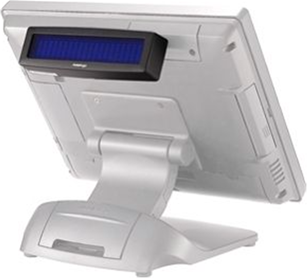 2*20 VFD (blue or green) rear mounted customer display/ USB interface for PS Series POS terminals